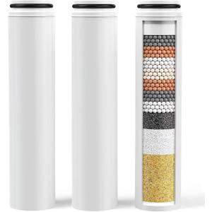 3Pcs Replacement Handheld Shower Head Filters, Compatible with Cobbe Handheld Shower Head, Hard Water Softens Beads - Removes Chlorine - Reduces Itchy - Dry Skin.