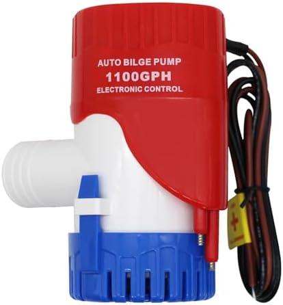 YQMIGU Automatic Bilge Pumps For Boats 12V,1100GPH Flow Rate, Simple And Reliable Design, Suitable For Yachts, Fishing Boats, And Waterlogged Areas In Households