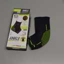 Neo-G Ankle Brace Ankle Compression Sleeve with Silicone Joint Cushions  Sprained Ankle Support for Men and Women  Breathable Targeted Compression for Sports and Daily wear - Active Plus (Small)