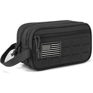 QT&QY Tactical Toiletry Bag For Men Hygiene Bag EDC Military Tool Molle Pouches Small Dopp Kit Mens Shaving Kit Travel shower Bags