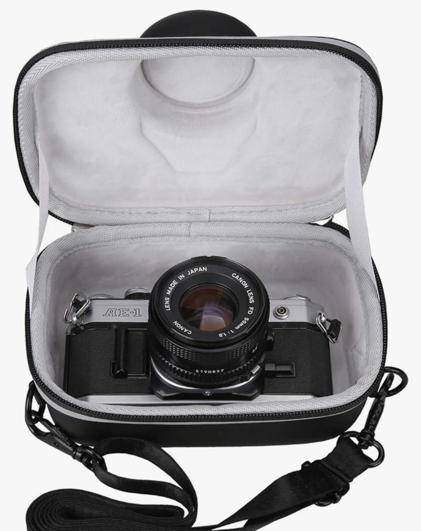 Aproca Case Compatible with Canon AE-1 35mm SLR Camera, Portable Hard Storage Bag for Accessories (Case Only)
