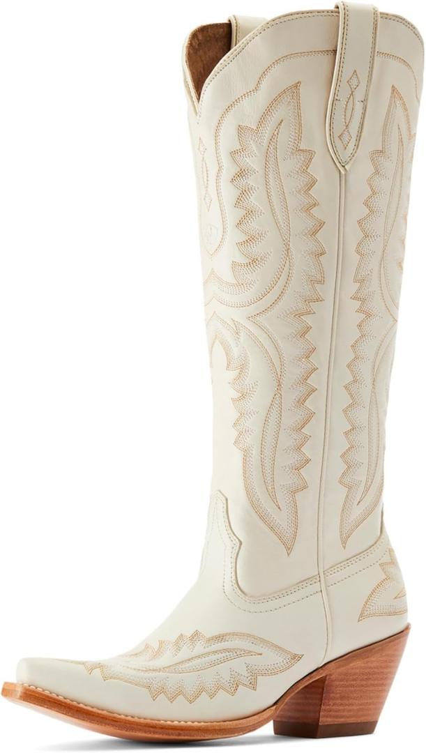 Ariat Women's Cassanova Western Boot (9, Blanco)