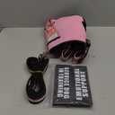 Service Dog Vest Harness and Leash Set+10 Patches,No Pull&Easy Walk Reflective Dog Harness with Soft Padded Handle for Training/Everyday,Fit Small/Medium/Large/Extra-Large Dogs (Pink L)