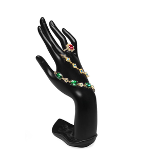 SONICTOP Stand Bracelet Ring Display Hand Jewelry Holder for Selling Show(Black)