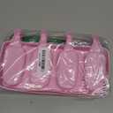 3pcs Large Silicone Popsicle Molds with Lids,4 Cavities Cake Pop Molds,Oval Ice Cream Bar Mold Ice Pop Cakesicle Molds Silicone with 100 Wooden Sticks & 100 Bags &100 Twist Ties(Pink)