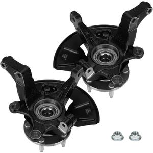 2PCS Front Steering Knuckle Wheel Bearing Hub Assembly for Ford Escape 2005-2012, for Mercury Mariner 2005-2011, for Mazda Tribute 2005-2011, 698-404 698-405, Front Left Drive & Right Passenger Side