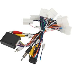 Car Stereo Radio Wiring Harness with USB CANBUS Decoder Adapter for 4Runner Amplifier SWC