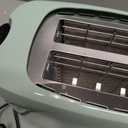 iSiLER 2 Slice Toaster, 1.3 Inches Wide Slot Bagel Toaster with 7 Shade Settings and Double Side Baking, Removable Crumb Tray, Defrost Cancel Function Green