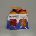 Contigo Aubrey Kids Water Bottle with Silicone Straw and Spill-Proof Lid, 14 oz, 2 Pack, Cheetahs & Toucans