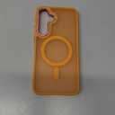 for Samsung Galaxy S25+ Plus Case, Matte Magnetic Phone Case with 1 Screen Protector, Support for Magsafe, Translucent Frosted Shockproof Protective Cover for Samsung Galaxy S25+ Plus, Black