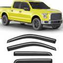 Window Visors Rain Guards for Ford F150 SuperCrew 2009-2014