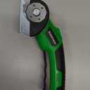 Cardboard Cutter, Rechargeable Cordless Electric Scissors, 4V Upgrade Motor Electric Box Cutter with 2 Blades, Safety Lock & LED Light, Powerful Cutting for Cardboard Box, Plastic, Leather (Green)