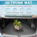 Mixsuper Custom Fit Cargo Liner for Toyota Corolla Sedan & Corolla Hybrid 2020-2024, All Weather Trunk Mat Durable 3D Upgrade Anti-Slip Rear Cargo Mat Trunk Liner Black