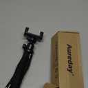 Aureday Phone Tripod, Flexible Tripod for iPhone and Android Cell Phone, Come with Wireless Remote and Clip for Video Recording/Vlogging/Selfie (Black)