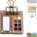 Mini Watercolor Paint Kit,Watercolor Paint Palette Travel Set, Pocket Artist Watercolor Travel Set, Mini Portable Watercolor Travel Set