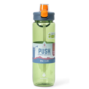 Manna 39oz Push Bottle Green