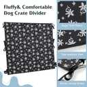 Soft Dog Crate Divider Panel (Divider Only, Without Crate), Thick Dog Kennel Divider with Ties, Dog Crates Accessories for Puppy Crate Training, 28.3" H x 27W