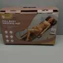 Massage Mat, Detachable Neck Massager, Full Body Vibration Heating, Massage Pad with 10 Vibrating Motors and 9 Speed Settings for Home Office Use, Gift for Men Women Parents Christmas,Black