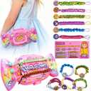 Dupamind Friendship Bracelet Making Kit for Girls 8-12, DIY Arts & Crafts for Kids Ages 8-12, Jewelry Bracelet Maker Craft Kit, Creative Toy Set for Girls, Birthday Gifts for 8, 9, 10, 11 12 Years Old (REGULAR)