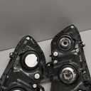 AS Headlight Assembly Compatible with 2012 2013 2014 2015 Honda Civic 4Dr Sedan/ 2012 2013 Honda Civic 2Dr Coupe Chrome Housing Passenger and Driver Side OEM# 33150-TR0-A01/33100-TR0-A01