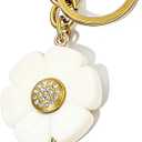 Flower Keychain for Womensmall Daisy Charms KeychainBag & Purse Charms for Handbags & Backpacks Accessories (Golden)