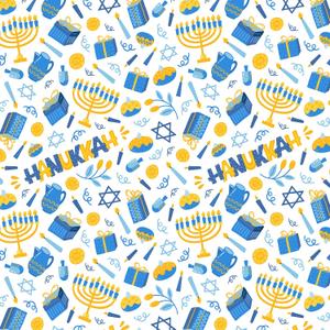2 x The Dreidel Company Hanukkah theme Gift Wrap Design, Chanukah Gift Wrap 28" X 20" inch Sheet Chanukah Wrapping Paper (Single (2 Sheets))