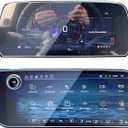 EUEKY 2pcs 2025 2026 Tahoe Suburban Tempered Glass Screen Protector Accessories 2025 2026 Tahoe Suburban Dash 11'' & 17.7" Nav. Screen Protector 2025 Tahoe z71 Suburban