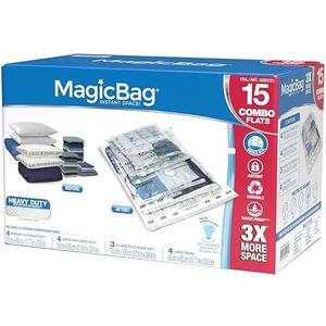 Magicbag 15 Pack - Magic Bag Storage Bags large travel) - Vacuum Storage Bags