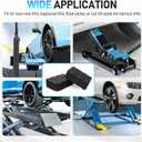 Auto Lift Pads 4pcs Anti-Skid Solid Rubber Spacer Block 6-3/8" x 4-3/4" x 2", 3000 lbs Capacity, fit for Automobile Lifts, Jacks, Racks, Compatible with Models FJ2428, BH-9756-87, FJ2440