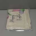 JOJOGOGO Easter Bunny Throw Pillow Covers 18x18 Set of 4 Hello Spring Outdoor Pillow Covers for Farmhouse Easter Rabbit Eggs Home Decor