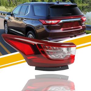 Dasbecan Tail Light Assembly LED Compatible With 2018 2019 2020 2021 Chevy/Chevrolet Traverse Rear Lamp Taillight Left Driver Side 84618033 GM2804130