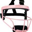 Dinictis Softball Face Mask, Lightweight, Comfortable, with Wide Field Vision, Durable and Safe Face Guards, Premium Protective Softball Fielder's Mask (Pink)