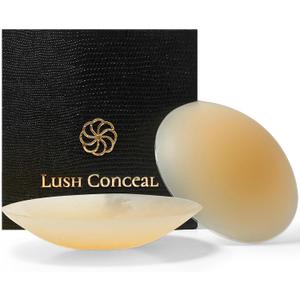 Premium Ultra-Thin Silicone Nipple Cover | Resuable Sticky Hypoallergenic Adhesive | Breast Petals | Travel Box (Caramel)