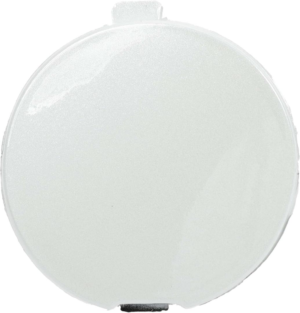 ACROPIX Front Right Passenger Side Car Bumper Tow Hook Cover Tow Cover Cap Crystal White Pearl Fit for Mazda CX-3 2016-2021 No.D10J50A11A - Pack of 1