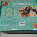 30X 10X Extra Large Floor Magnifying Glass with Light and Stand,7-inch Adjustable Height Floor Magnifying Lamp,2 in 1 Lighted Magnifiers for Close Work, Sewing, Crafts, Hobbies, Reading, Black