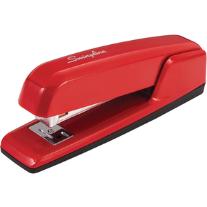 Swingline Stapler, 30 Sheet Capacity, 747 Classic Stapler, Jam Free, Metal, Red