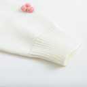 Simplee kids Baby Boys Girls Knitted Romper Jumpsuit Long Sleeve Onesie Bodysuits One Piece Outfits Sweater (White)