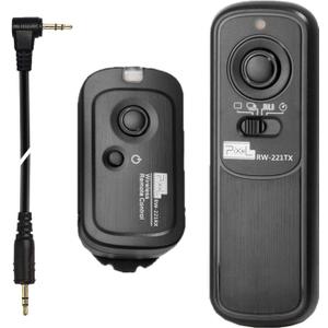 Pixel 2.4GHz Digital Wireless Remote Shutter Release E3 Compatible with Canon, Pentax, Contax, Sigma, etc. Replaces Canon RS-60E3 Replaces Fujifilm RR-100 Replaces Olympus RM-CB2