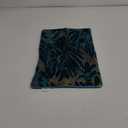 Alerfa 12 x 20 Inch Light Blue Rectangle Maple Leaf Pillow Embroidery Cut Velvet Cushion Case Luxury Modern Lumbar Throw Pillow Cover Decorative Pillow for Couch Sofa Living Room Bedroom Car