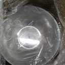 Gerrii 100 Pack Gold Glitter Plastic Bowls 14oz Disposable Salad Serving Bowls Heavy Duty Clear Dessert Soup Containers for Party, Wedding, Birthday, Dinner and Christmas(Silver)