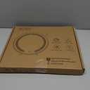 ROLOVE Vanity Mirror with Lights, 12 Inch Light Up Makeup Mirror, LED Makeup Mirror with Lights for Bedroom Tabletop, Smart Touch Control 3 Colors Dimmable, 360 Rotation, White (11.8"L x 11.8"W)