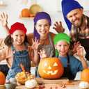 Halloween Dwarf Hats Gnome Hats for Christmas Party Cosplay Events Costume Dress Up Accessories (One Size, 7 Color)