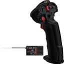 HOTRC DS-4A 2.4G 4 Channel Single Hand RC Radio Transmitter with 4CH Receiver for RC Car Boat Drone Airplane (W/ 1 RX)