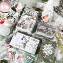 2 x Vnaaem Forest Wrapping Paper 4 Watercolor Holiday Style Gift Wrap Paper Bulk Christmas Tree for Christmas Winter Wedding Baby Shower - 20 X 28 Inches 8 Folded Sheet