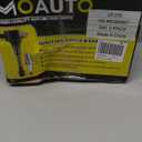 Set of 2 Ignition Coils Pack UF295 MD362907 & 4 PCS Iridium Spark Plugs with Wire Set Compatible with Chrysler Sebring Dodge Stratus Mitsubishi Eclipse Galant Lancer Mirage Outlander - L4