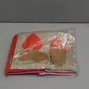 Shappy 24 Pieces Valentine's Day Burlap Bags Heart Burlap Drawstring Gift Bags with Kraft Paper Tags Love Treat Goody Bag for Valentines Candy DIY Craft Wedding Party(Love Heart)