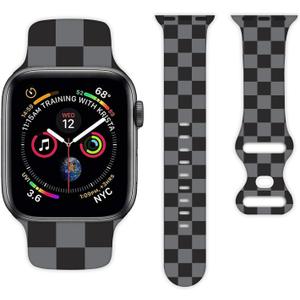 Watch Band Compatible with Apple Watch 42mm/49mm for Women Men Gifts Sport Silicone Wristbands Strap for IWatch Series 10 9 8 7 6 5 4 3 2 1 SE