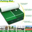 Liberry Toddler Golf Set for Ages 2 3 4 Boys Girls, Kids Golf Cart with Putting Mat & Cornhole Board, Outdoor Indoor Sports Toys Birthday Gifts, Black