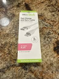 CellCandy Fast Charge & Sync Cable 3 Ft