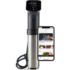 Anova Culinary Sous Vide Precision Cooker Pro, 1200 Watts, Black and Silver